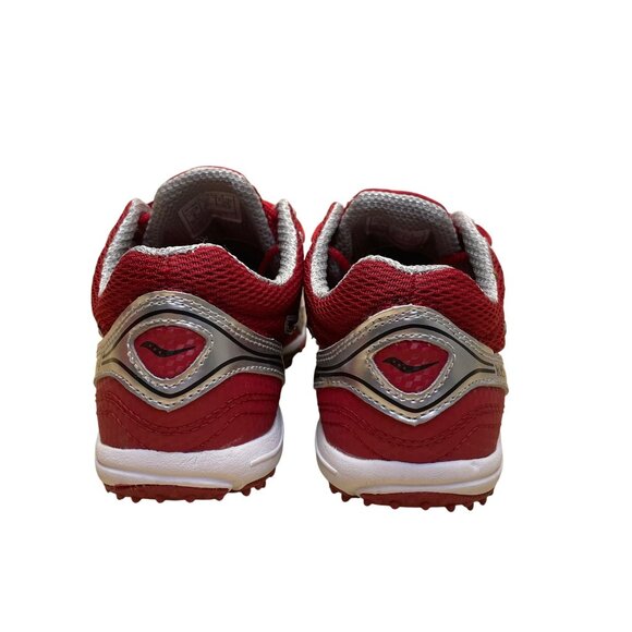 Saucony Women’s Red & Silver Kilkenny XC2 Flat Lightweight Running Shoes Size 8 - Picture 5 of 9